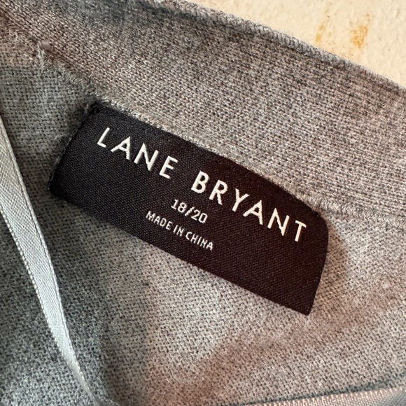 Lane Bryantt Women’s Gray Open-Front Cardigan w/ Front Pockets - 18/20 - Picture 6 of 8